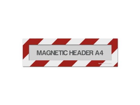 Magnetic Window A4 Headers (mixed Colours) - TnP Visual Workplace